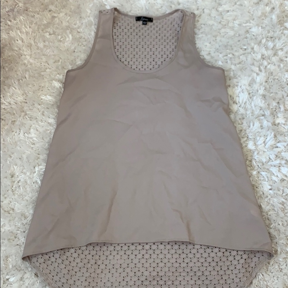 Crocheted Back Tank